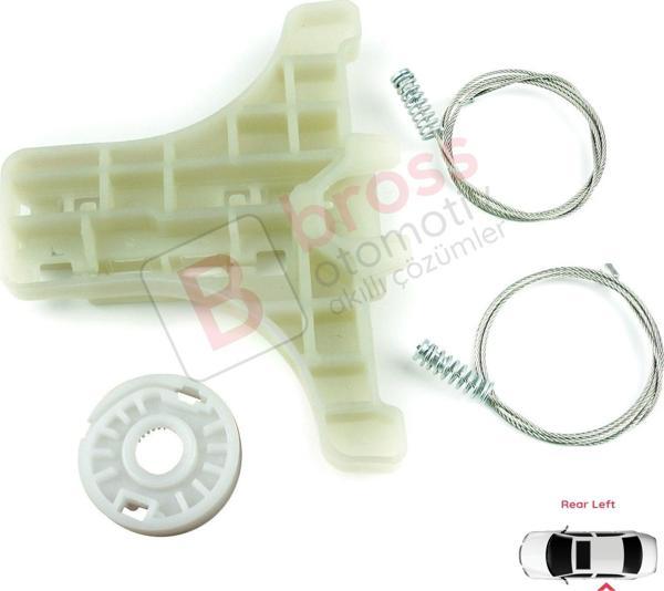 Hyundai IX35 Tucson MK2 LM 2009-2016 Kia Sorento XM İçin Elektrikli Arka Sol Cam Kriko Tamir Seti - Image 1