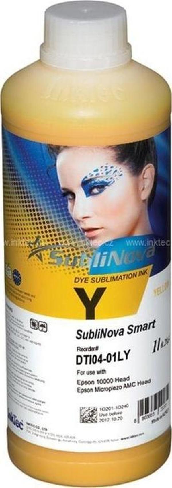 Inktec Sublinova Sublimasyon Mürekkebi 1 Litre Sarı - Image 1