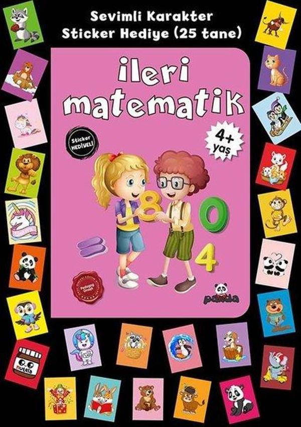 İleri Matematik - Stickerlı 4+ Yaş - Panda - Image 1
