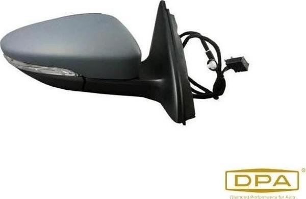 5C7857507T Ayna Dış Dikiz Komple SOL Elektrikli Katlanır 8 Pin - Jetta 2011-> - Image 1