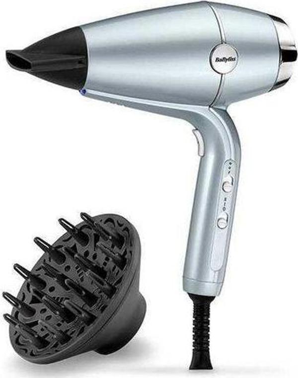 Babyliss Hydro Fusıon 2100W Saç Kurutma Makinesi-D773De Mavi - Image 1
