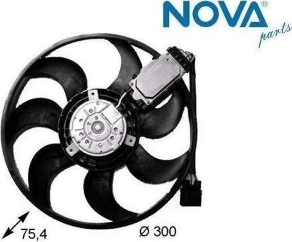 7L0959455F Fan Motoru & Modülü - Porsche-Cayenne-Touareg 2003-2010 - Q7 2007-2015 - 2.5 Lt.-3.0-Tdı- - Image 1