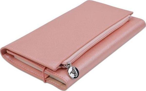 Victorias Journals 7365 Zipco Clutch 9,6x16,6 80 gr 96 Yaprak Çizgili Şampanya - Image 1