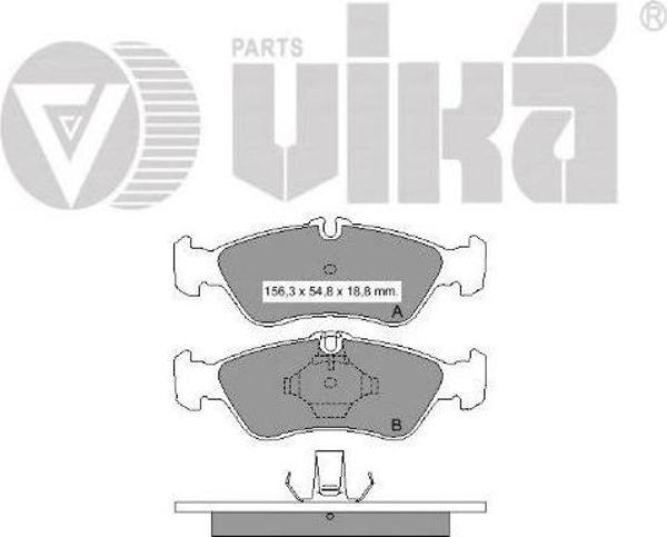 2D0698451 Fren Balatası Arka - Lt35 - Image 1