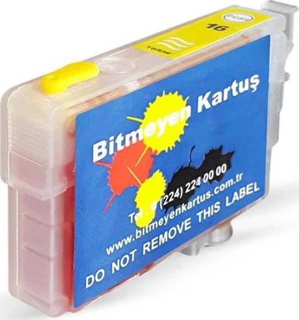 BK EPSON 16XL T1631-1634 UYUMLU SARI Kolay Dolan Kartuş (DOLU) - WF-2010W/ WF-2510WF/ WF-2520NF/ WF-253 - Image 1