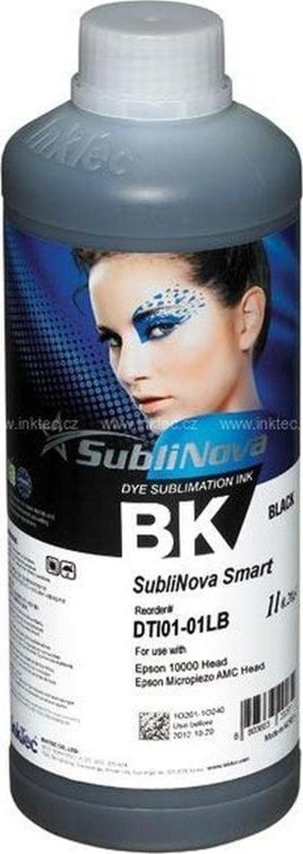 Inktec Sublinova Sublimasyon Mürekkebi 1 Litre Siyah - Image 1