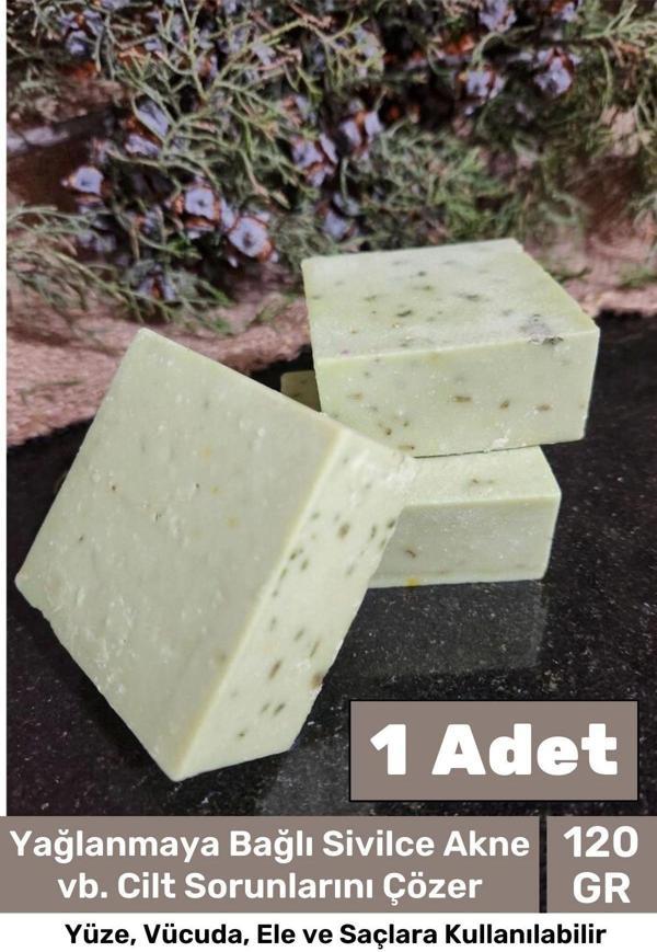 Lüks %100 Doğal Güzel Kokulu El Yüz Saç Vücut Cilt Orijinal Bitkisel Çay Ağacı Sabunu 120G - 1 Adet - Image 1