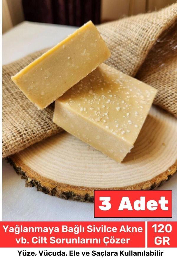 Lüks %100 Doğal Güzel Kokulu El Yüz Saç Vücut Cilt Orijinal Bitkisel Salyangoz Sabunu 120G - 3 Adet - Image 1