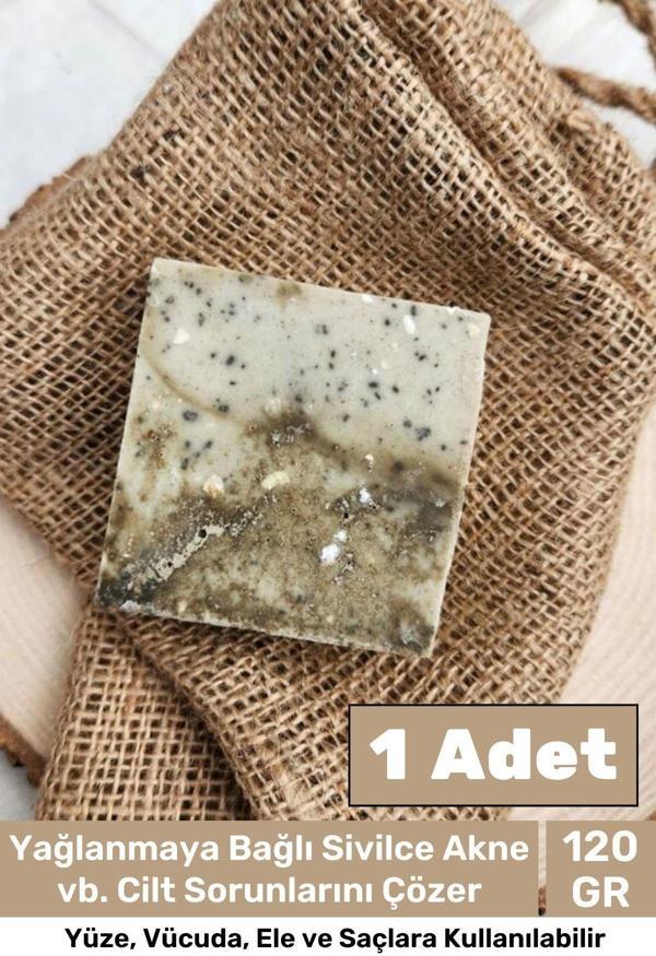 Özel Üretim %100 Doğal Güzel Kokulu El Yüz Saç Vücut Cilt Orijinal Bitkisel Kil Sabunu 120G - 1 Adet - Image 1