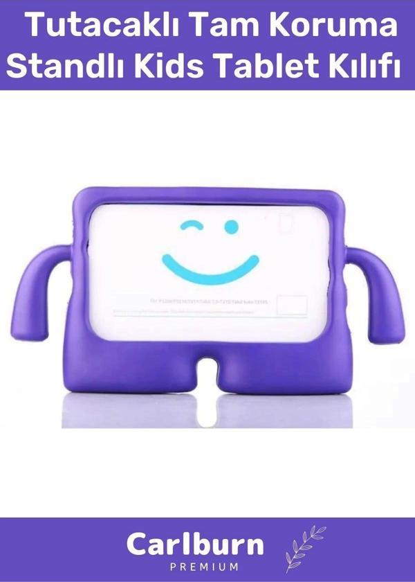 Özel Üretim Apple Samsung Uyumlu 11 Inç Yumuşak Dokulu Tutacaklı Tam Koruma Standlı Kids - Image 1