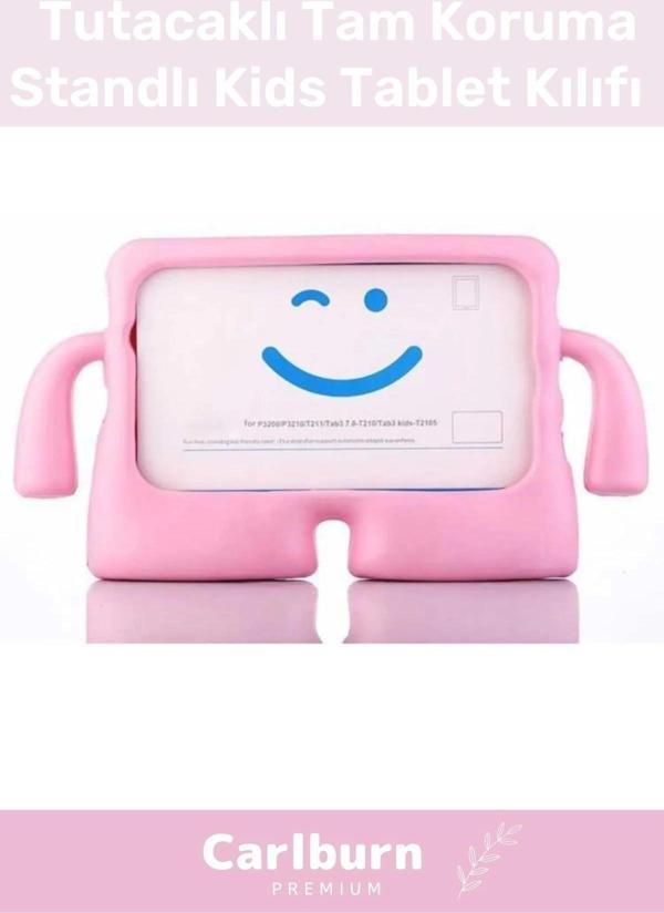 Özel Üretim Apple Samsung Uyumlu 8.7 Inç Yumuşak Dokulu Tutacaklı Tam Koruma Standlı Kids - Image 1