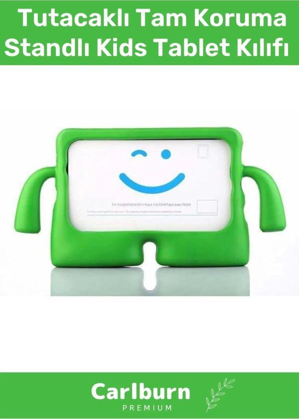 Özel Üretim Apple Samsung Uyumlu 8.7 Inç Yumuşak Dokulu Tutacaklı Tam Koruma Standlı Kids - Image 1