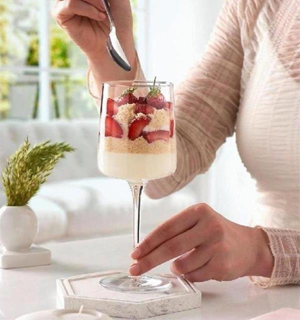 Paşabahçe iconic şarap kadehi - 6 lı su meşrubat bardağı kadehi 440229 - Image 1
