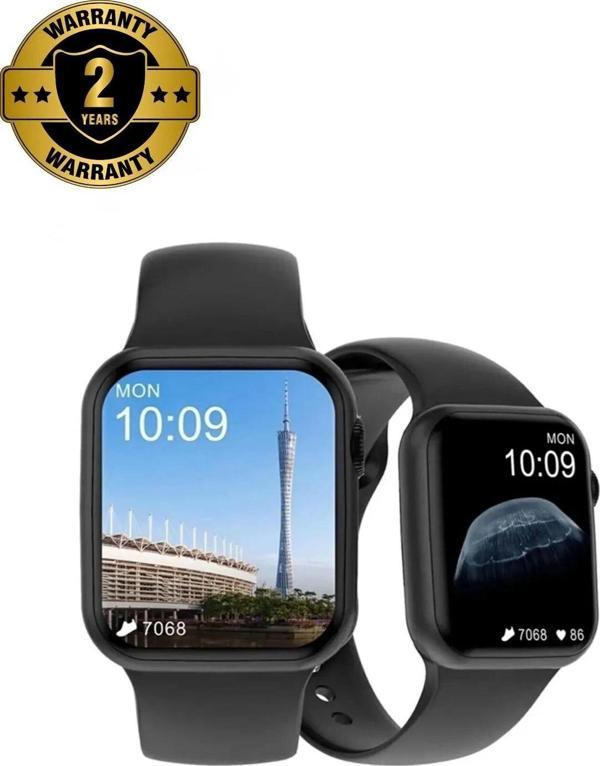 Su Geçirmez 45mm Simli Watch 7 Ios Android Sağlık Spor Sensörlü Bluetooth Aramalı Alarm Akıllı Saat - Image 1
