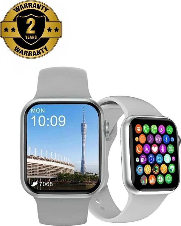 Su Geçirmez 45mm Simli Watch 7 Ios Android Sağlık Spor Sensörlü Bluetooth Aramalı Alarm Akıllı Saat - Image 1