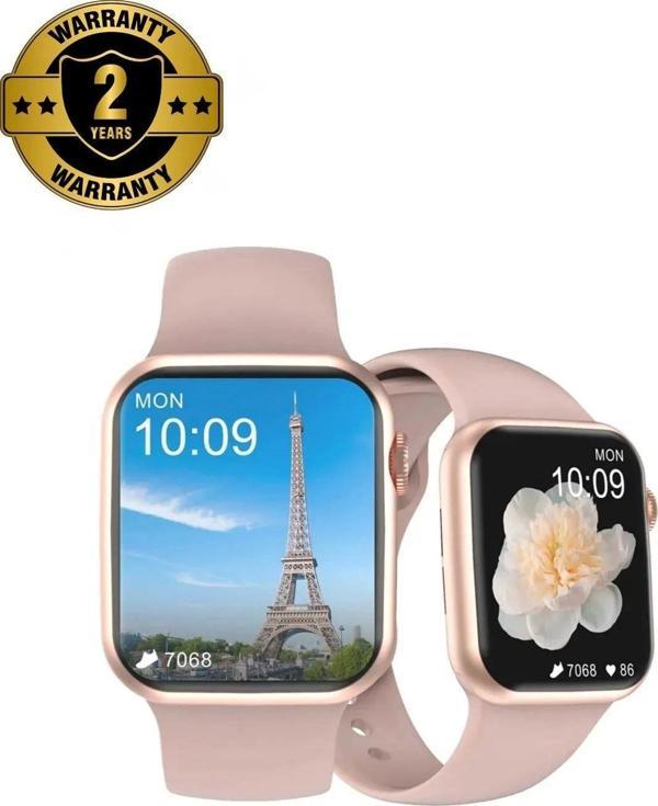 Su Geçirmez 45mm Simli Watch 7 Ios Android Sağlık Spor Sensörlü Bluetooth Aramalı Alarm Akıllı Saat - Image 1