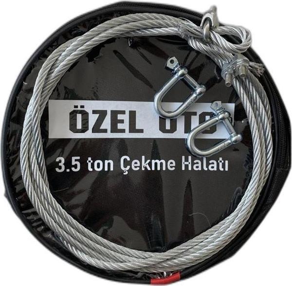 Çeki Halatı Çelik Izoleli Oto Çekme Halatı 3,5 Ton - Image 1