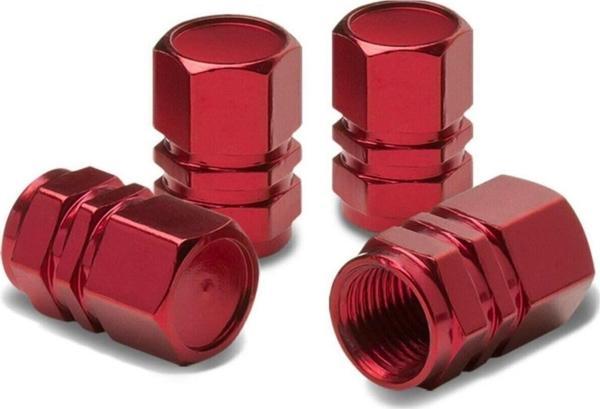 Hexagon Alüminyum Altıgen Sibop Kapağı 4'lü Kırmızı - Image 1