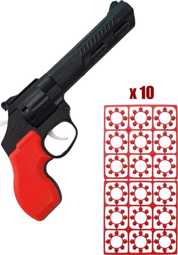 Pat Pat Kapsül Tabanca 10 Paket Kapsül 1440 Adet Mantar Kırmızı - Image 1