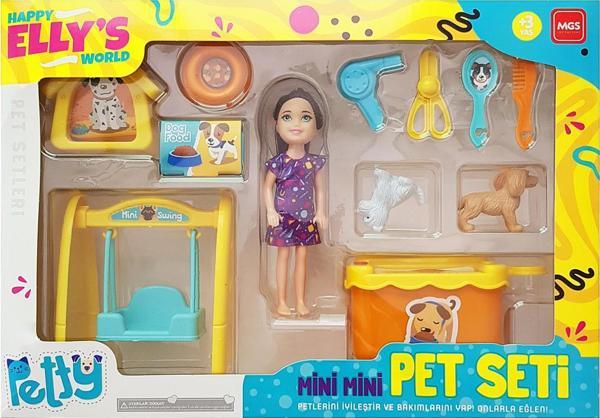 Petty Bebekli Evcil Hayvan Köpek Bakım Seti Oyuncak Salıncaklı ve Kaydıraklı - Image 1