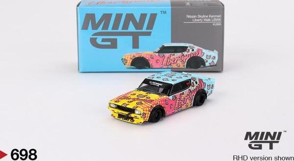 Mini GT Nissan Skyline Kenmeri Liberty Walk LBWK KUMA 698 - Image 1
