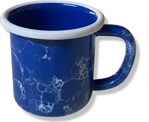 Bidoluraf Kobalt Emaye Küçük Çorba Kupası 250Ml - Image 1