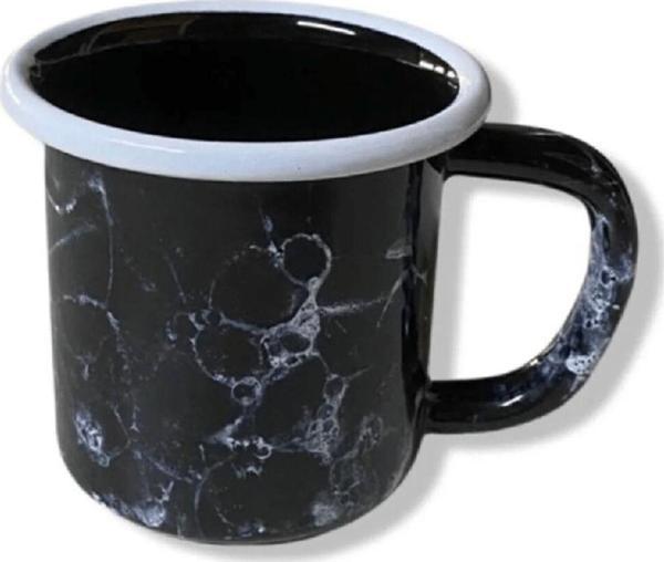 Bidoluraf Siyah Emaye Küçük Çorba Kupası 250Ml - Image 1