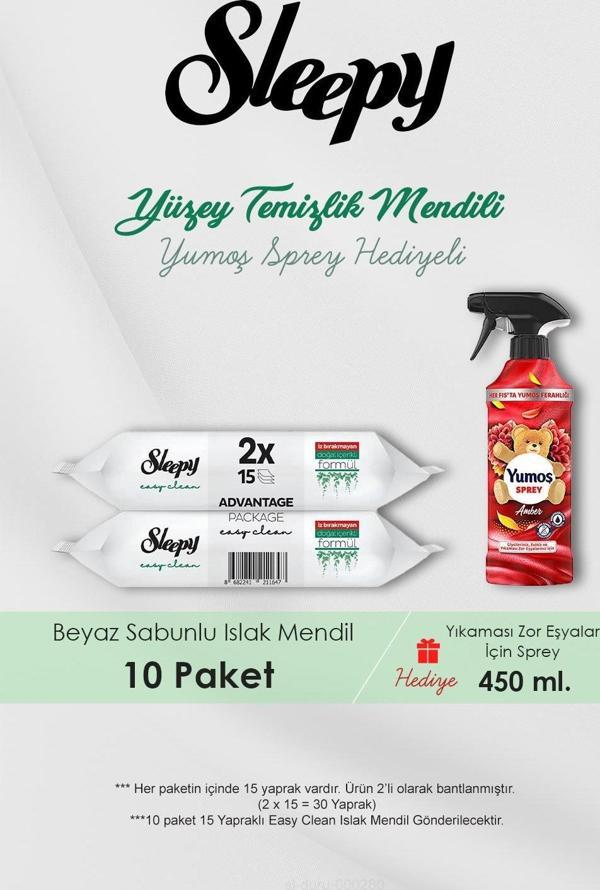 150 Adet Beyaz Sabunlu Havlu, Amber Oda Kokusu Hediyeli - Image 1