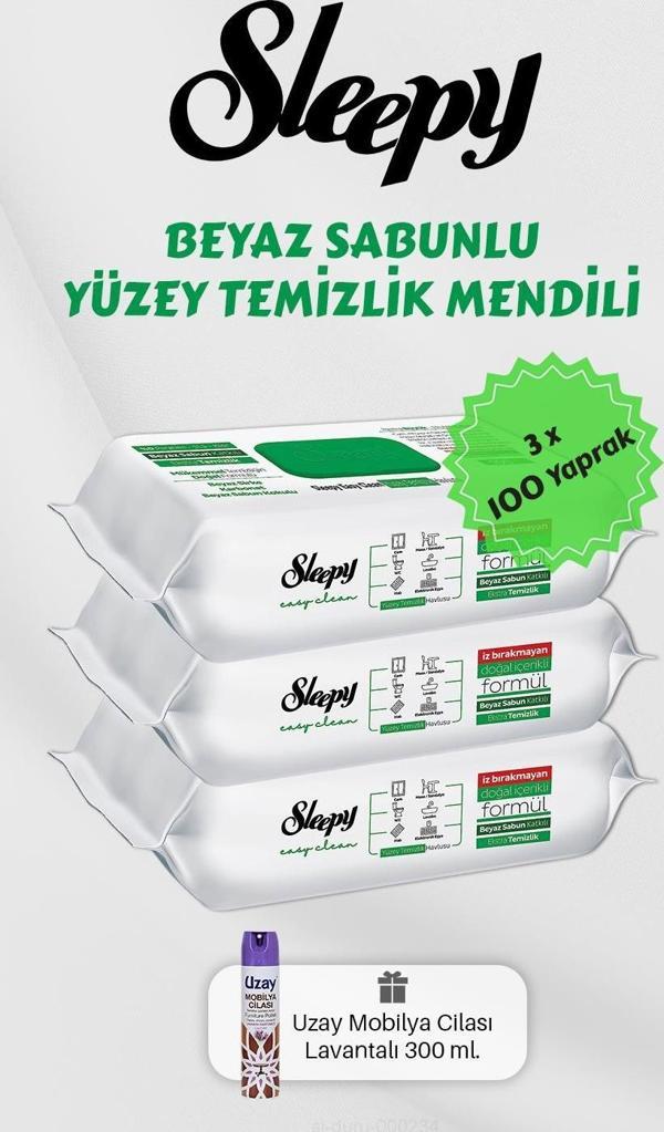 300 Adet Easy Clean Havlu, Lavantalı Mobilya Cilası Hediyeli - Image 1