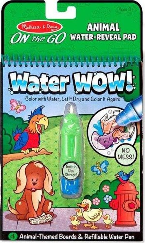 Melissa & Doug Hayvanlar Water Wow! Su ile Boyama Kitabı - Image 1