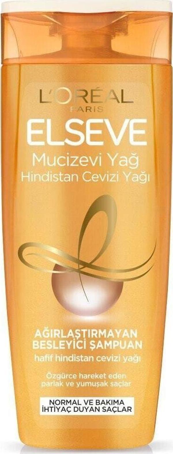 Elseve Mucizevi Hindistan Cevizi Yağı Ağırlaştırmayan Besleyici Şampuan 360 ml - Image 1