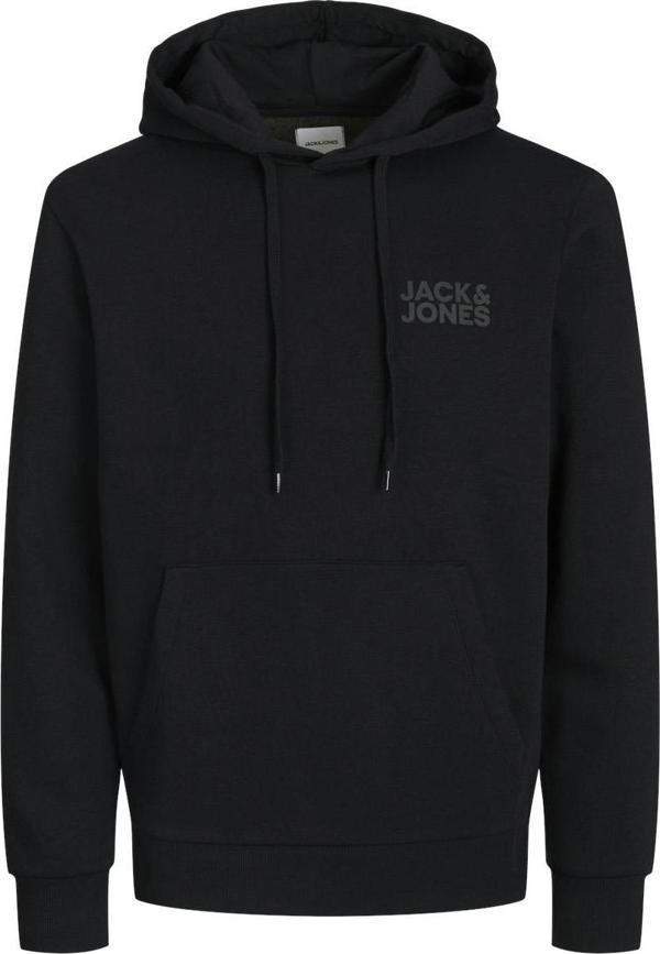 Jack&Jones 12152840 Jjecorp Logo Sweat Hood Noos Siyah Küçük - Image 1