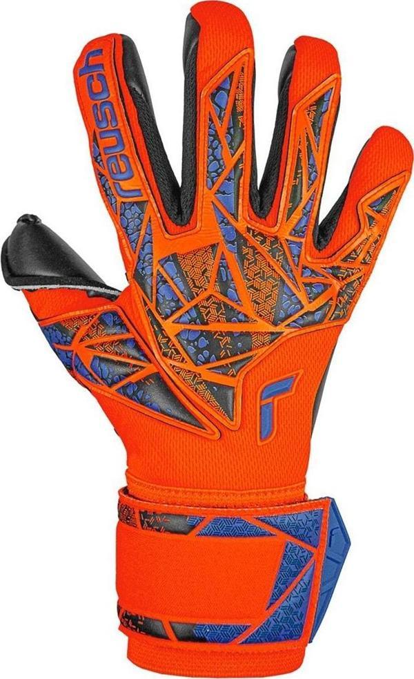 Reusch 5470025 Attrakt Duo Kaleci Eldivenleri Turuncu-Siyah - Image 1