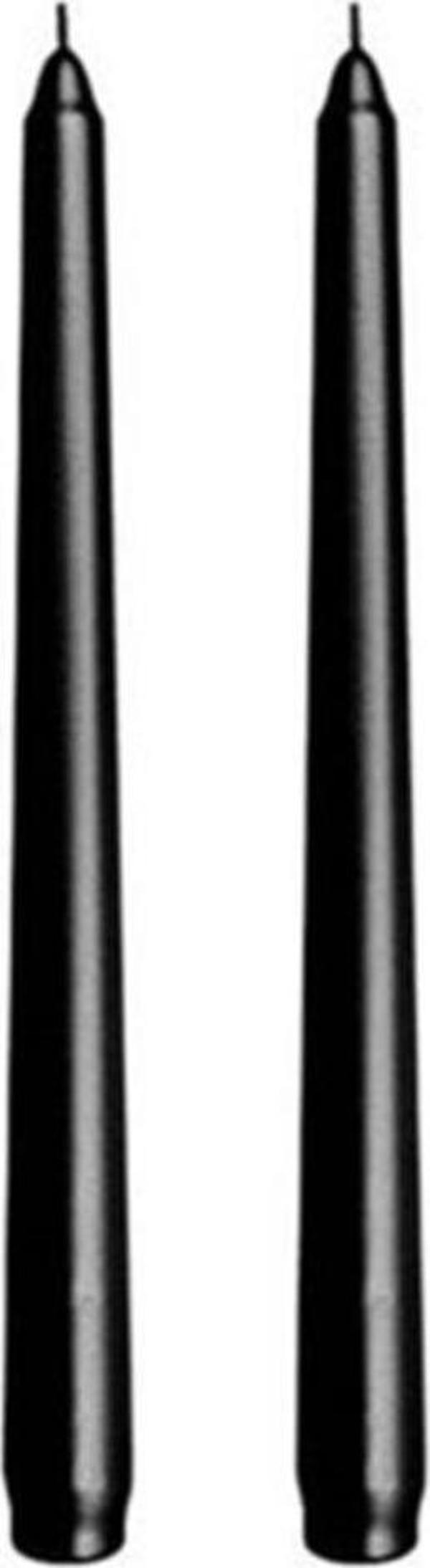 Tofita Şamdan Mum 25 cm Siyah 2'li - Image 1