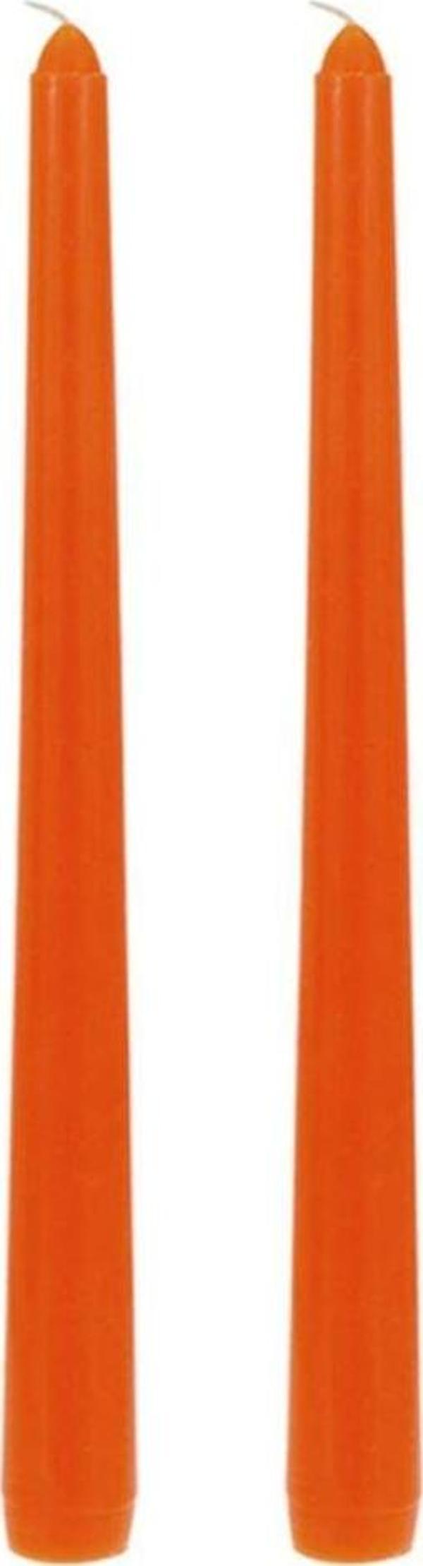 Tofita Turuncu Şamdan Mum 2'li 25 cm - Image 1