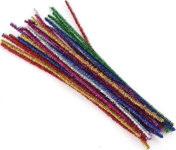 Puti Şönil 30 Cm Metalik 25 Adet - Image 1
