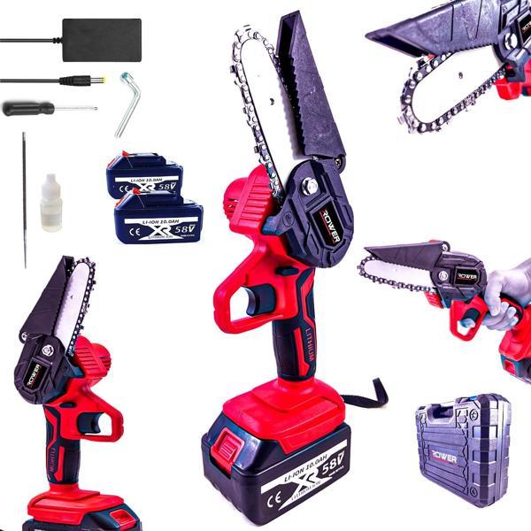 Rowermax RWRX 3064K 58V Max Çift Akülü Budama Testeresi Metal Şanzıman Taşıma Çantalı - Image 1