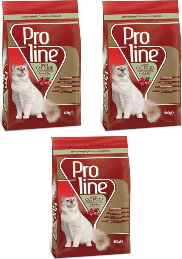 Proline Kedi Mamasi Lamp & Rice 500 Gr 3 adet - Image 1