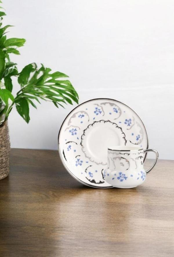 Rossel Premium Blue 6 lı Fincan Takımı SPR-0364 - Image 1