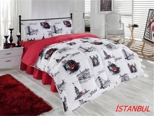 FREETEKS TEK KİŞİLİK İSTANBUL UYKU SETİ ŞEFFAF ÇANTALI - Image 1