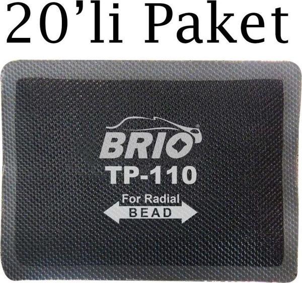 Brio Lastik Yaması 75X55Mm 20'li Paket - Image 1