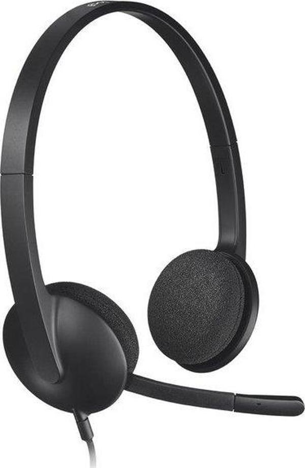 Logitech H340 USB Gürültü Önleyici Mikrofonlu Kablolu Kulaklık - Siyah - Image 1