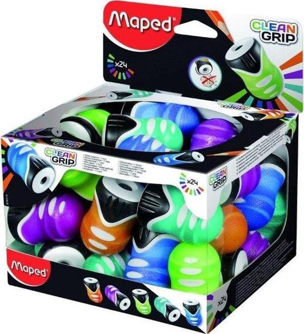 Maped Clean Grıp Tek Delikli Kalemtraş 014111 - Image 1