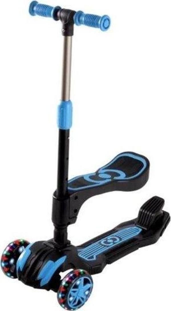 Cool Wheels Combo Oturaklı Scooter Mavi - Image 1