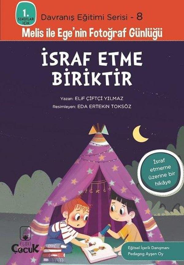 İsraf Etme Biriktir - 1. Sınıflar İçin Davranış Eğitimi Serisi 8 - Melis ile Ege'nin Fotoğraf Günlüğ - Floki Çocuk - Image 1