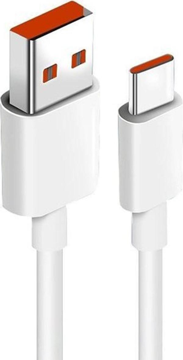 Winex Mobile Winex 6A 100W UsbA to Type-C Hızlı Data ve Şarj Kablosu Beyaz - Image 1