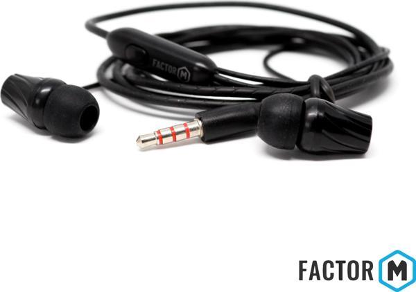 Factor-M FM­03 Kulakiçi Mikrofonlu Kablolu Kulaklık Siyah (FM­FM03KS) - Image 1