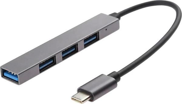 Winex Mobile 4in1 Macbook, Phone, Android Type-C to 4xUsbA Çoğaltıcı Adaptör Port Hub - Image 1