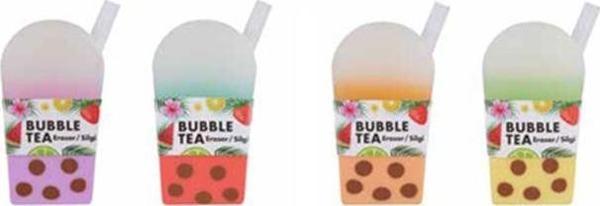 Bubble Tea Renkli Silgi - 4 Adet - Image 1