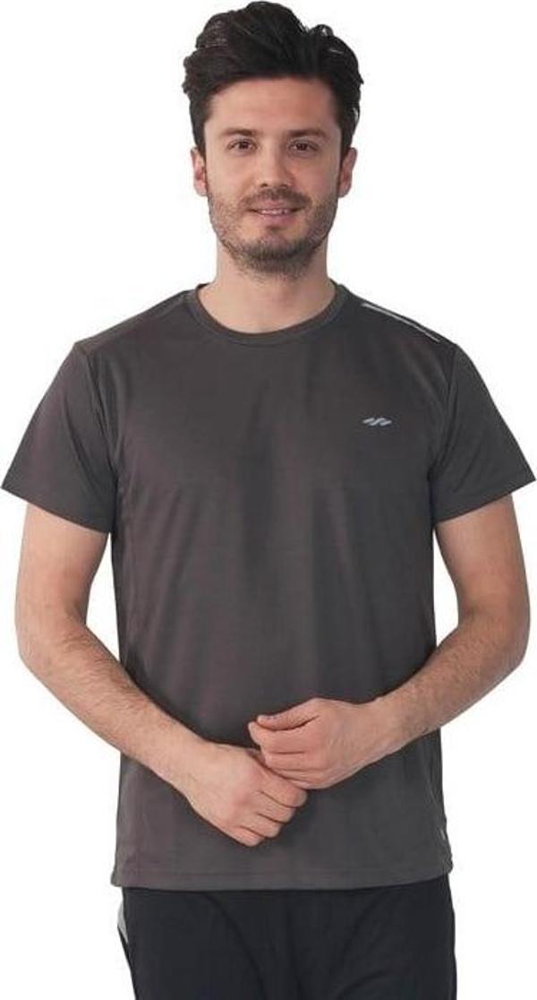 Sportive Fortunato Antrenman T-Shirt Gri - Image 1